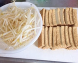 ヘルシー♡レタス巻き厚揚げともやし炒め♡作り方1写真