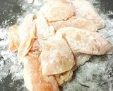 パクチーと鶏むね肉のピリ辛アジアンサラダ作り方2写真