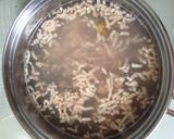 鶏ひき肉で簡単！鶏ガラ風スープ作り方1写真