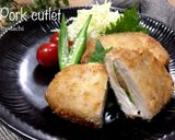 豚ロース梅しそチーズカツ作り方7写真