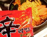 フライパンで簡単！辛ラーメンプデチゲ♡作り方2写真