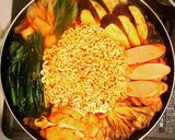 フライパンで簡単！辛ラーメンプデチゲ♡作り方3写真