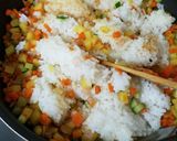 きゅうりを使ってさっぱりチャーハン作り方4写真