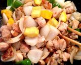 炒めて串刺しで簡単モモ串！ソース焼き鳥☆作り方6写真