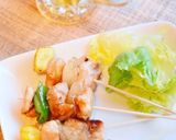炒めて串刺しで簡単モモ串！ソース焼き鳥☆作り方8写真