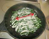 簡単超ウマ！いんげんのチヂミ風お好み焼き作り方3写真