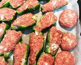 オーブンで大量生産☆ピーマンの肉詰め作り方4写真