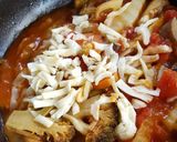 ジャガイモトマト煮込みチーズかけ作り方9写真