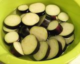 野菜ジュースで　ナスの焼きびたし作り方1写真