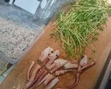 豆苗パスタ★シラス★イカゲソ★和風作り方2写真