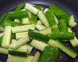 冷やして美味しい炒めきゅうりの中華風漬物作り方2写真