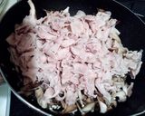 お酢でさっぱり✨豚肉ときのこの甘辛煮✿作り方2写真