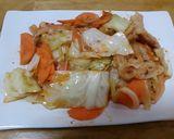 ホルモンキムチ野菜炒め作り方4写真
