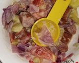 紫玉葱入りポテトサラダパン作り方6写真