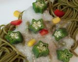 七夕に☆簡単！お蕎麦に天の川作り方4写真