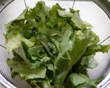 レンジで簡単！レタスおひたしのサバ和え作り方1写真