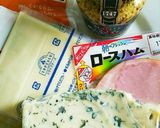 低糖質♥ブランパン♥わんぱくサンドイッチ作り方2写真