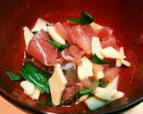 簡単！バケットでトマトと生ハムのカナッペ作り方3写真