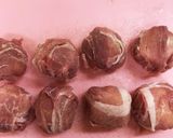 ポテト&うずら卵&キムチの肉巻き作り方5写真
