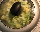 簡単安くて旨い♪鮭の中骨缶と白菜の卵とじ作り方4写真