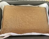 SwansDownチョコバナロールケーキ作り方7写真