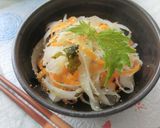 大根・人参のわかめ・荏胡麻酢和え作り方9写真