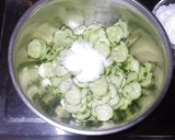 砂糖漬け胡瓜の作り置きで☆1分酢の物☆作り方1写真