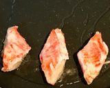 お弁当にキレイで簡単カニかまカリカリ焼き作り方2写真