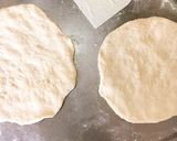 チーズとろりんフライパン焼きチーズナン作り方8写真