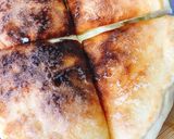 チーズとろりんフライパン焼きチーズナン作り方15写真