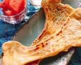 チーズとろりんフライパン焼きチーズナン作り方23写真