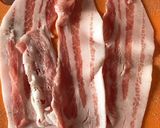 豆苗の豚肉巻きレンジ蒸し作り方1写真