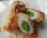 ちくわの穴にインゲン詰めて天ぷらにしたの作り方4写真