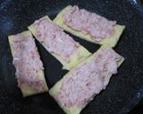 油揚げの豚ひき肉焼き作り方3写真