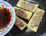 油揚げの豚ひき肉焼き作り方5写真