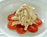 鶏シート肉のバンバンジー（介護食）作り方6写真