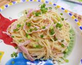 ワンパン☆クリームパスタ作り方3写真