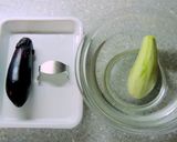 蒸し茄子のポン酢ジュレがけ（介護食）作り方1写真