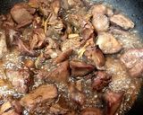 簡単常備菜♪鶏レバー甘辛煮作り方4写真