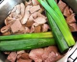 京風どて焼き (牛すじの煮込み)作り方4写真