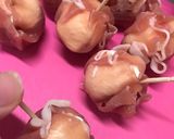 おつまみ♡プチトマトとクリチの生ハム包み作り方3写真