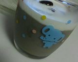 黒豆の煮汁プリン作り方7写真