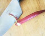 お手軽！！オクラの塩昆布ごま油和え。作り方2写真