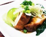 【楽々30分】フライパン1つで豚の角煮♪作り方5写真