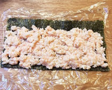 たらこマヨごはん巻き卵焼き作り方3写真