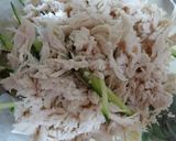 レンジで簡単♪鶏ささみ＆きゅうりの和え物作り方5写真