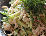 レンジで簡単♪鶏ささみ＆きゅうりの和え物作り方7写真