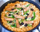 フライパンひとつ♡お野菜ピザ・ライス！作り方8写真