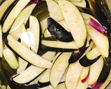 鯖とたっぷり野菜☆柚子胡椒和風パスタ作り方3写真