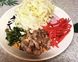 お好み焼き風卵巻き！作り方1写真